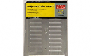 Ventilador em Alumínio com Regulador de Ventilação  229 mm x 152 mm